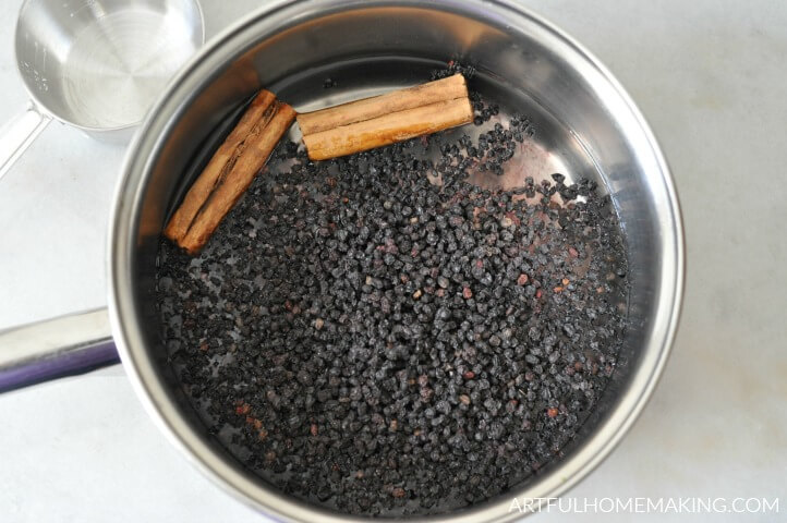 homemade elderberry syrup