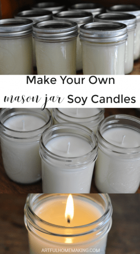 How to Make Homemade Soy Candles