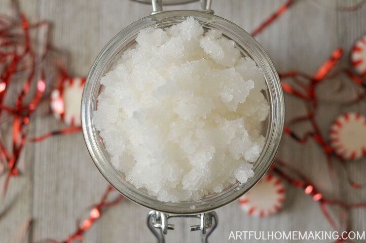 peppermint sugar scrub