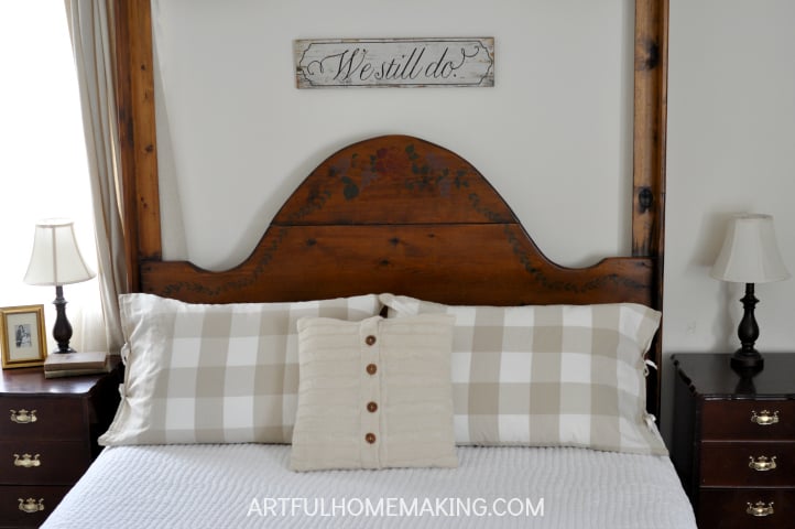 Farmhouse Style Master Bedroom Updates