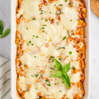 meatless baked ziti recipe