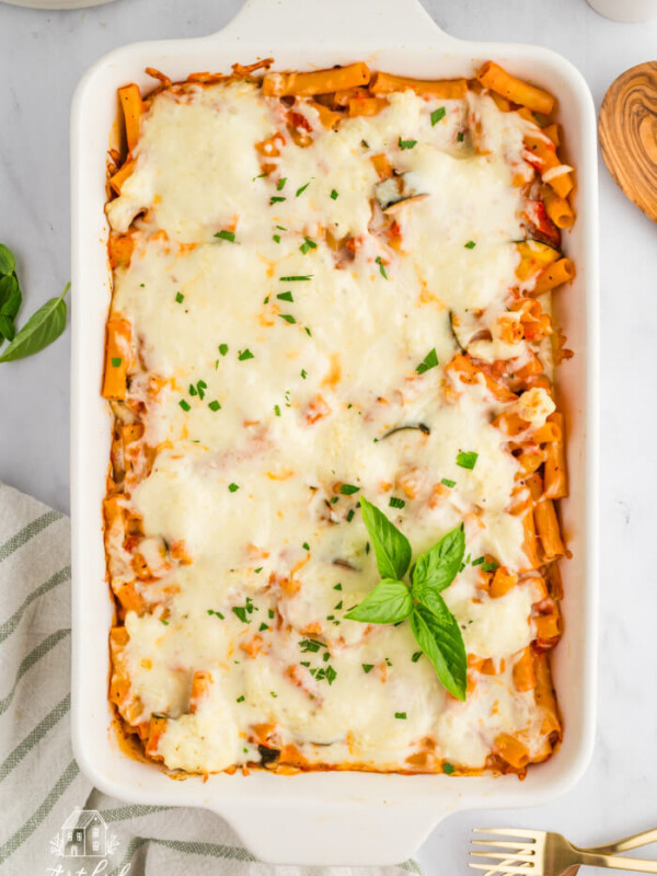 meatless baked ziti recipe