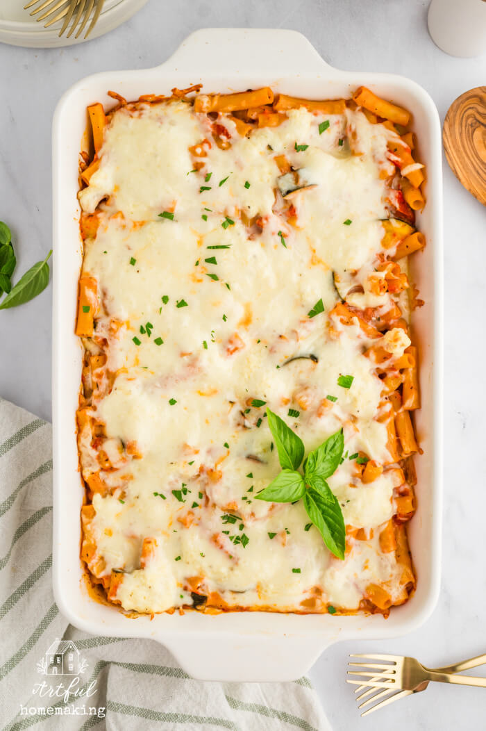 meatless baked ziti