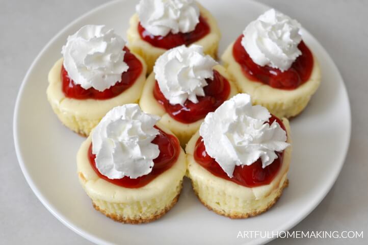 mini cheesecakes recipe