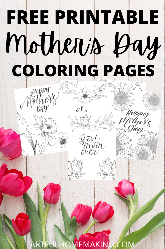 mother's day coloring pages