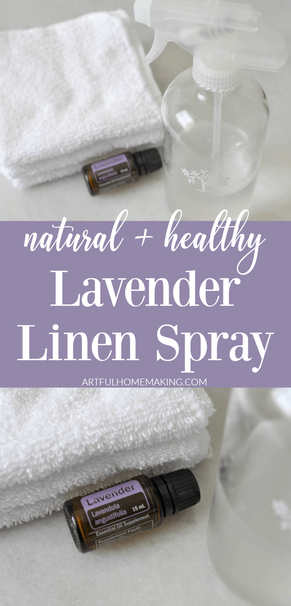 Lavender Linen Spray {DIY Recipe} - Artful Homemaking