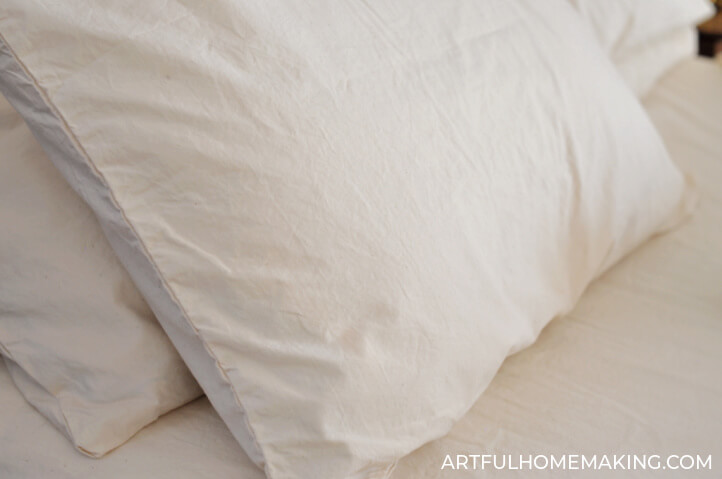 cozy bedroom organic cotton sheets