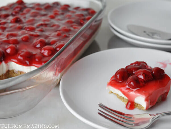 cherry cheesecake dessert