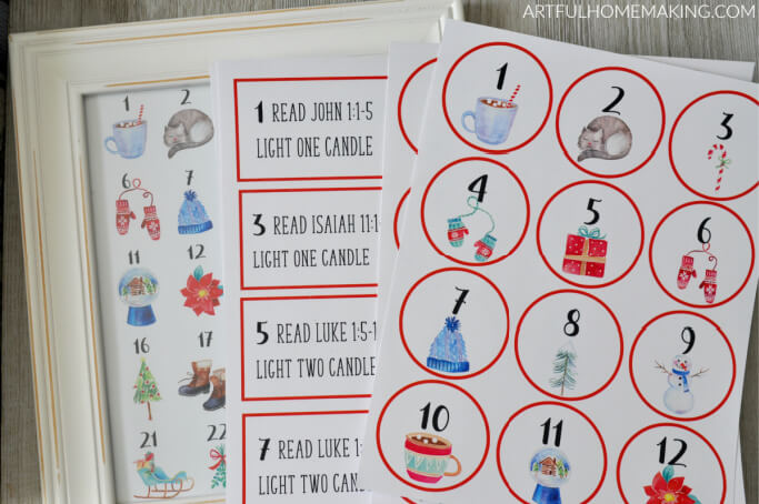 free Advent plan printable