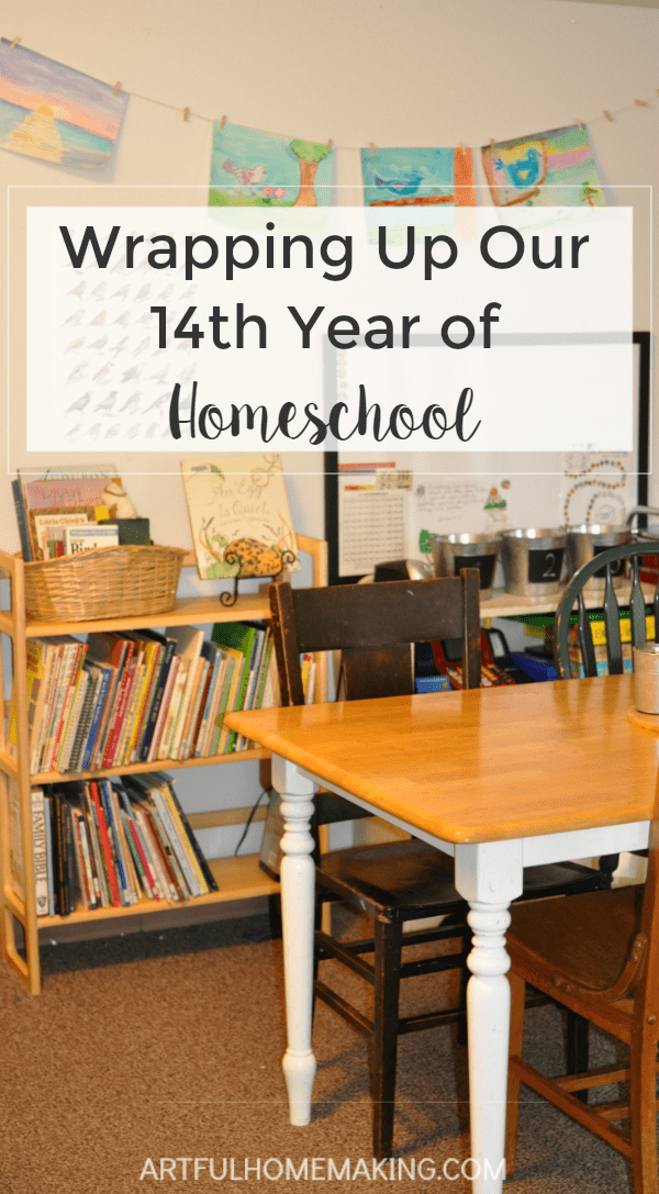 wrapping up the homeschool year