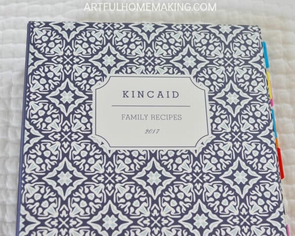 how to organize recipes