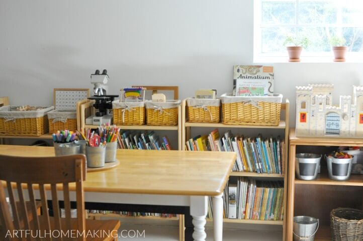 our homeschool room tour review