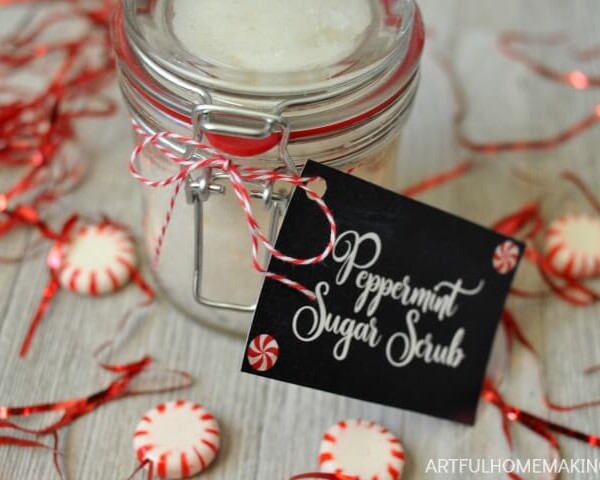 peppermint sugar scrub