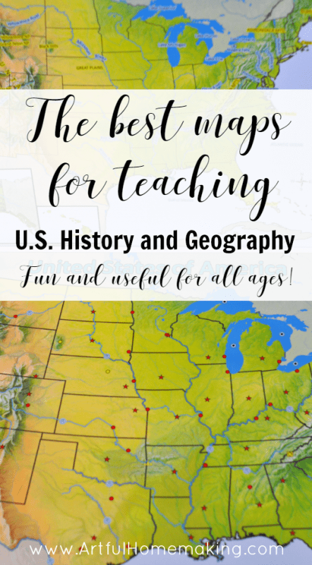 Pin It! Maps U.S. History Bundle Review - Artful Homemaking
