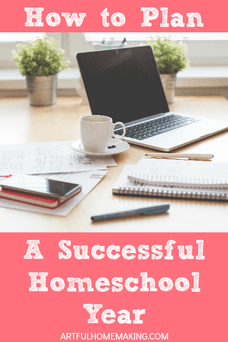how to plan a successful homeschool year