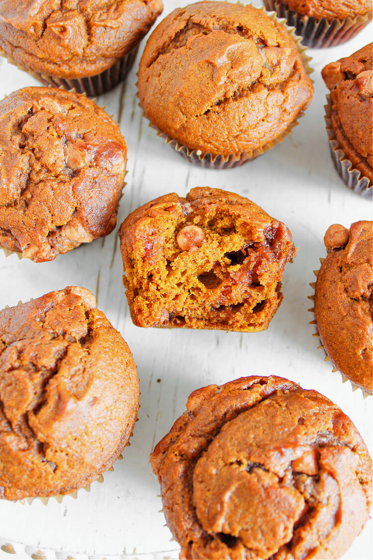 pumpkin butterscotch muffins