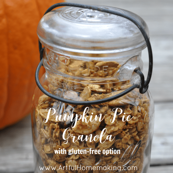 pumpkin pie granola