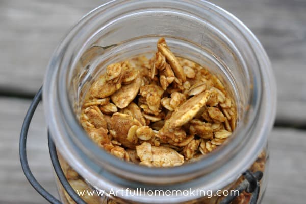 pumpkin pie granola