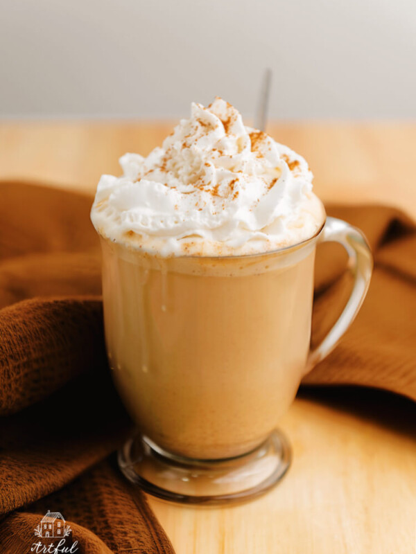 homemade pumpkin spice latte