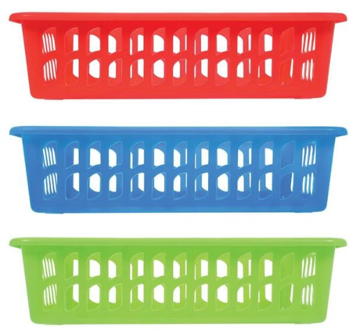 rectangular slotted baskets