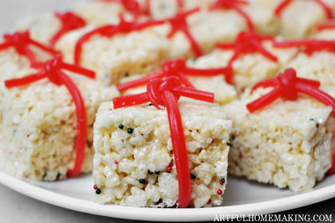 Christmas Rice Krispie Presents Recipe