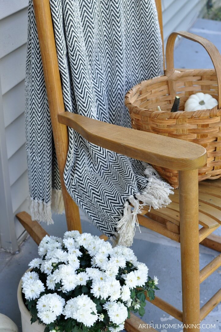 farmhouse inspired fall front porch tour