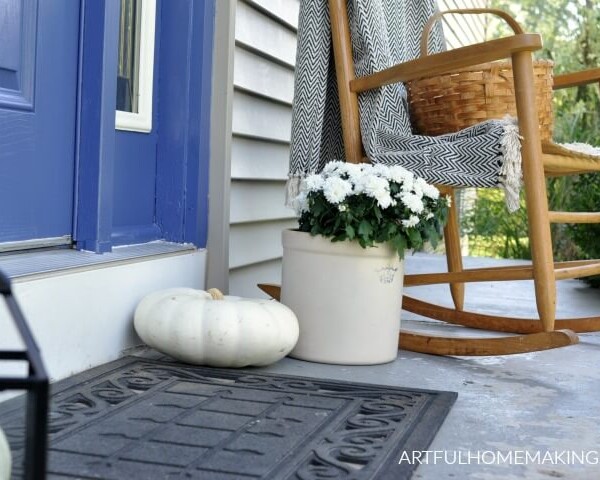 Farmhouse Inspired Fall Front Porch Tour