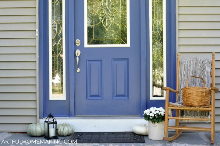 farmhouse inspired fall front porch tour