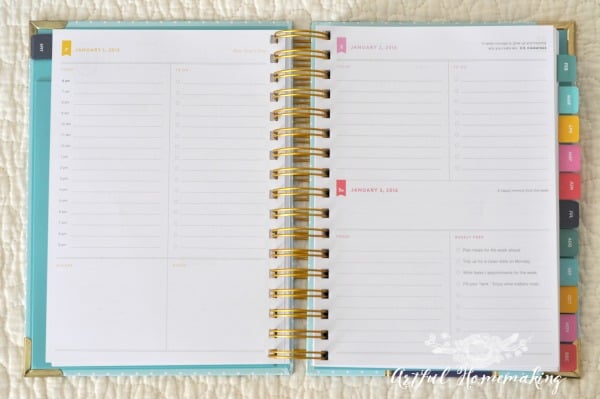 simplified planner vs homemakers friend