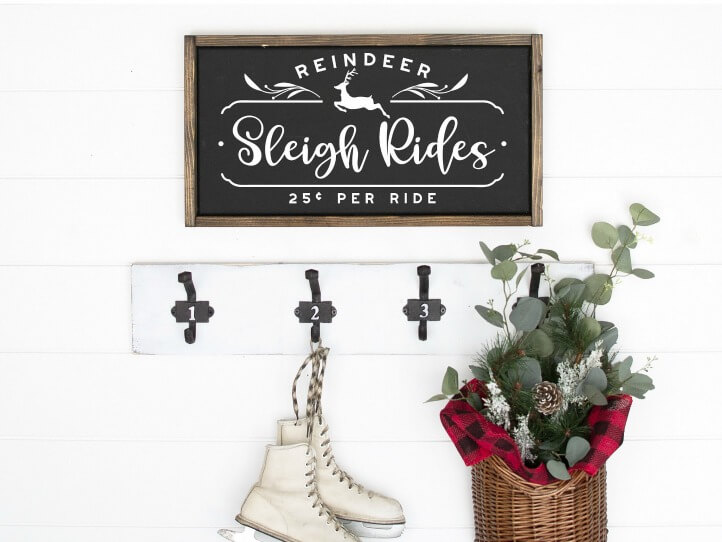 farmhouse christmas sign