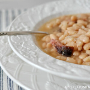 Slow Cooker Ham and Beans