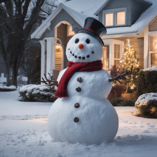 Christmas snowman