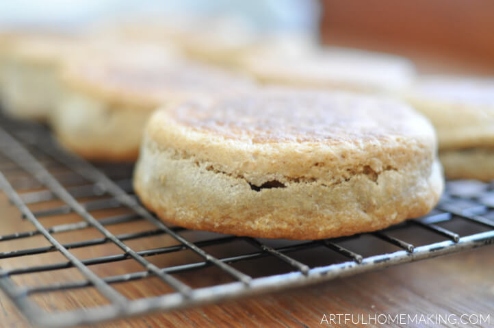 sourdough english muffins