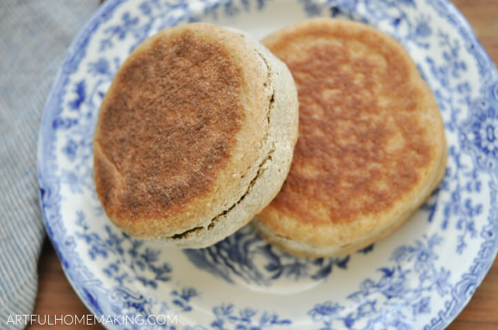 sourdough english muffins