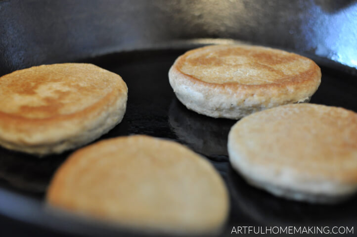 sourdough english muffins