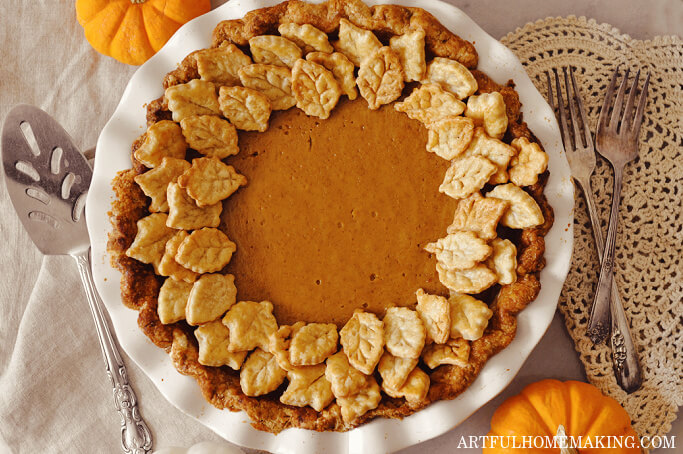 Sourdough Pumpkin Pie With Sourdough Discard Crust