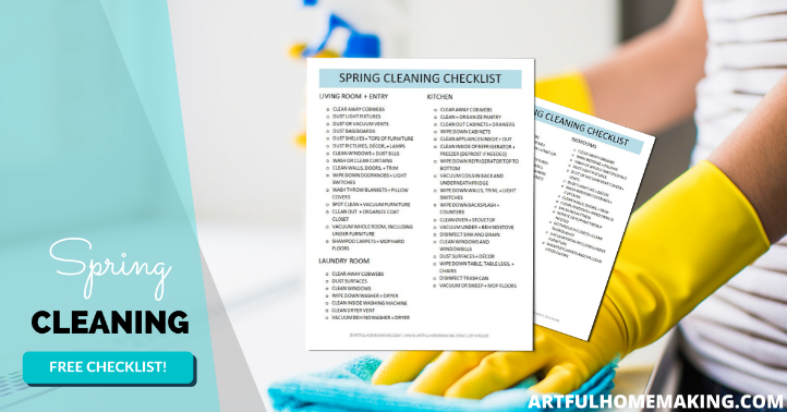 spring cleaning checklist