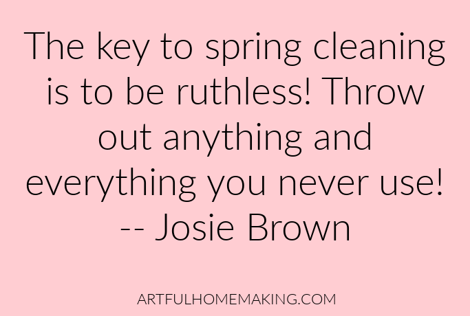 spring cleaning quote