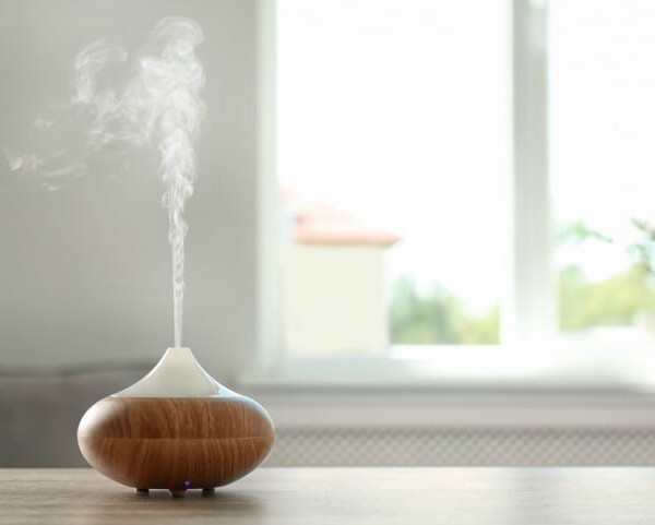 essential oil diffuser in room