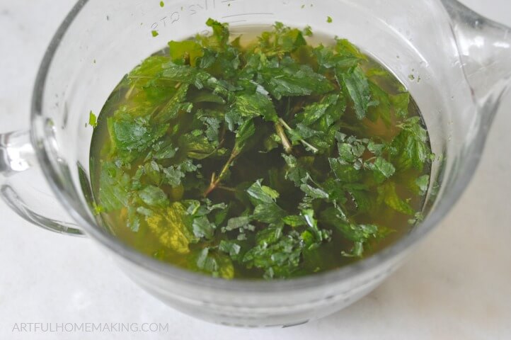 how to make mint tea