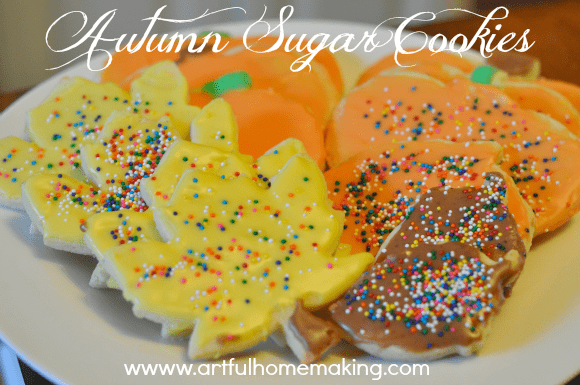 autumn sugar cookies