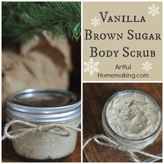 Vanilla Brown Sugar Body Scrub {Recipe}