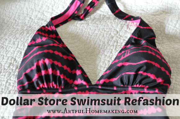 Dollar Store Swimsuit Refashion