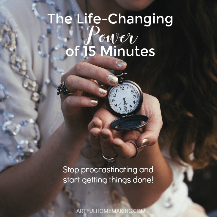 The Life-Changing Power of 15 Minutes