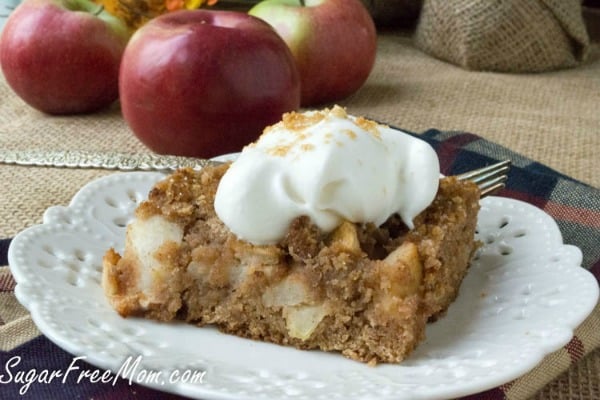 healthy apple dump cake