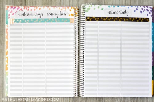 Use the Erin Condren Teacher Planner for Homeschool - Artful Homemaking