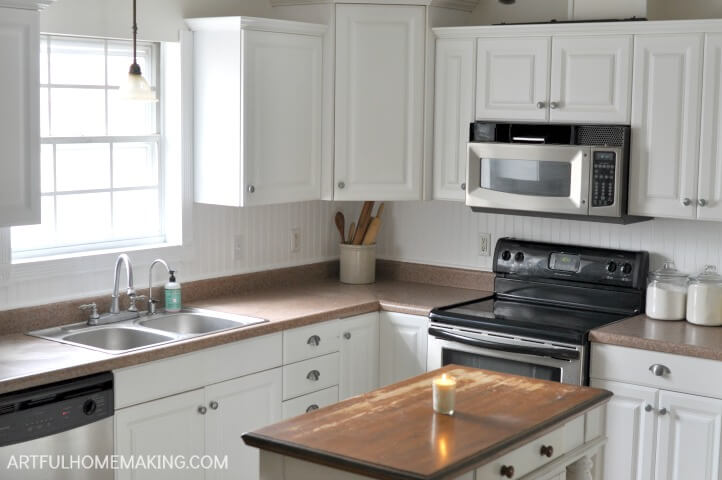 How to Install a Beadboard Kitchen Backsplash