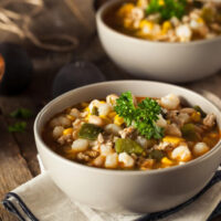 white chili with beans