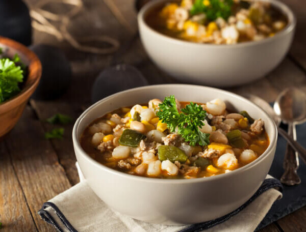 white chili with beans