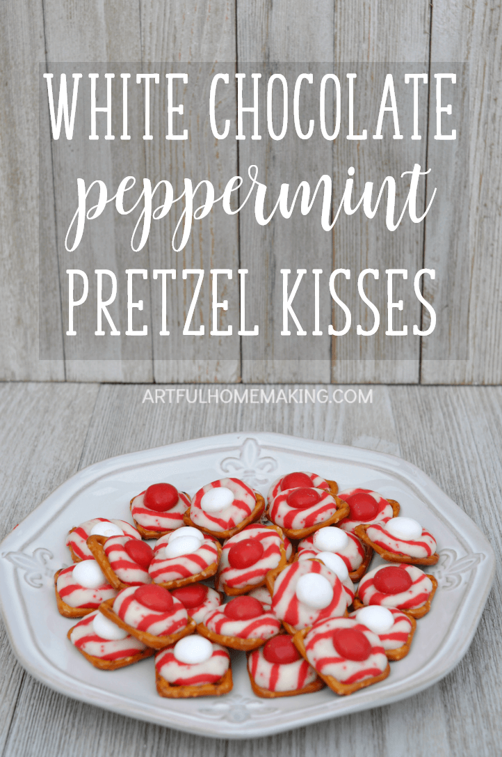 Cookin' Cowgirl: Dark Chocolate Mint Pretzel Kisses for St